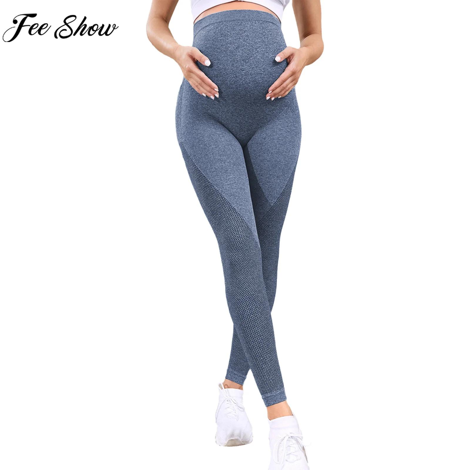 Pilates Yoga Embarazadas - Leggings de Yoga informales de maternidad