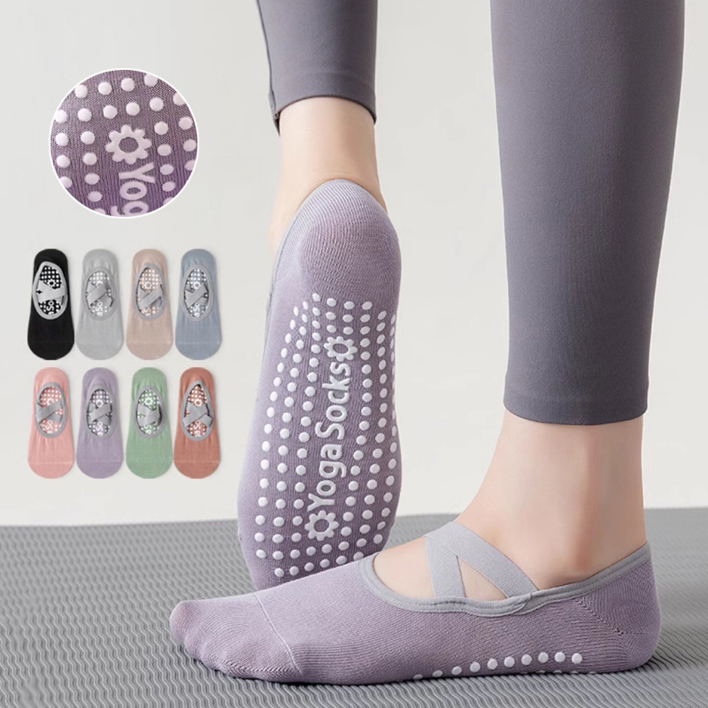 Fitness Yoga Pilates - Calcetines de Yoga con parte inferior