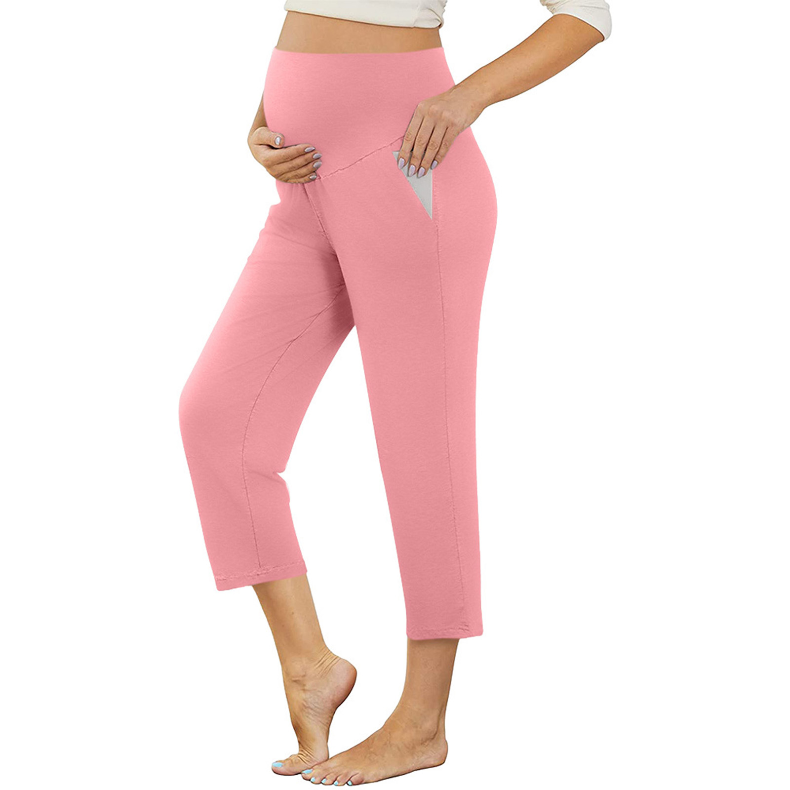 Pilates Yoga Embarazadas - Pantalones Capri de Maternidad, Pantalones Cortos