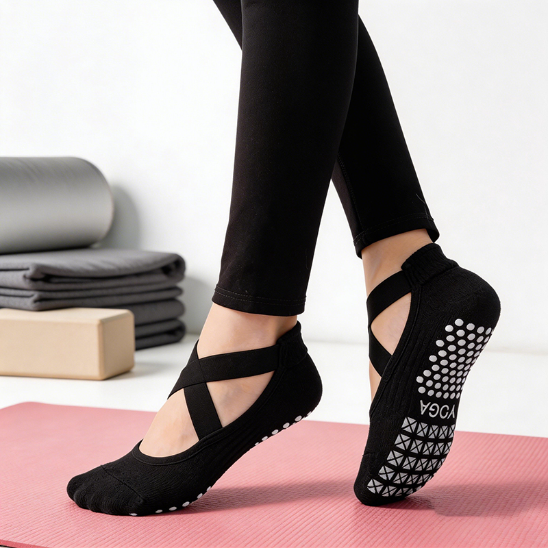 Fitness Yoga Pilates - Calcetines de yoga antideslizantes para mujer,