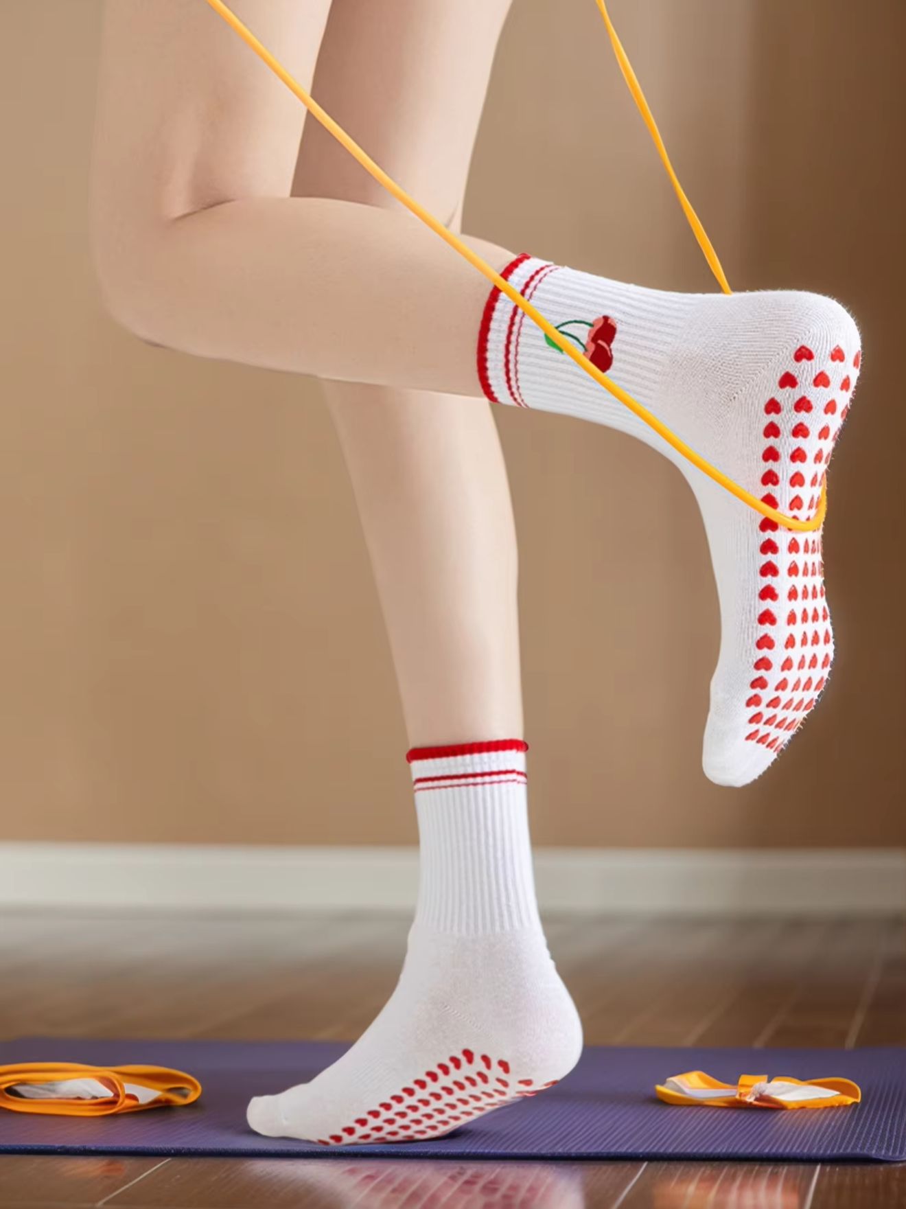 Pilates & Yoga Reversible Mockneck Sweatshirt - 1 Par de Calcetines Profesionales de