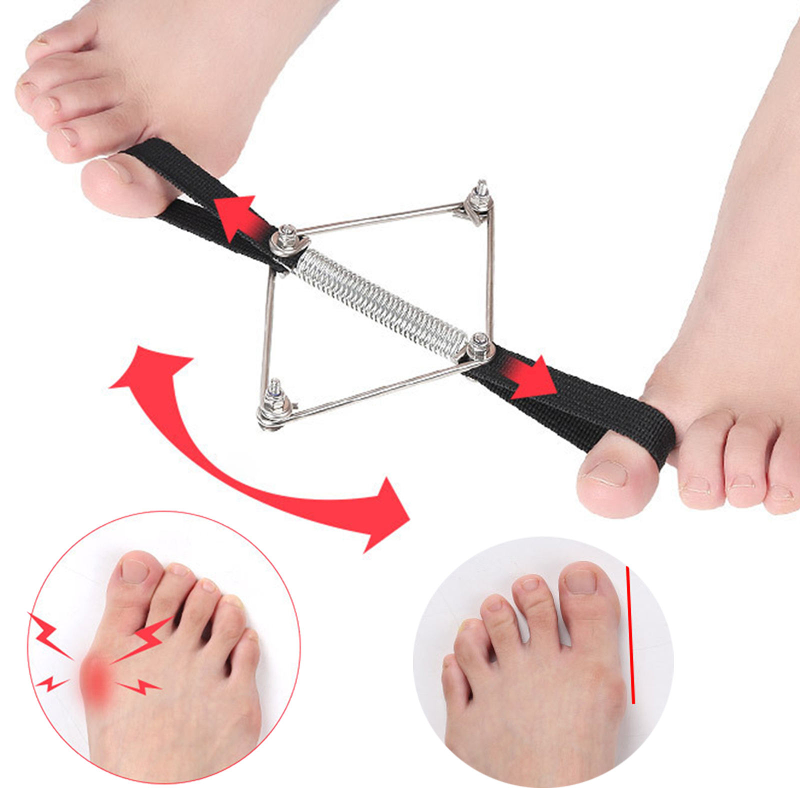 Pilates Yoga Wellness - Corrector de juanete de nailon y