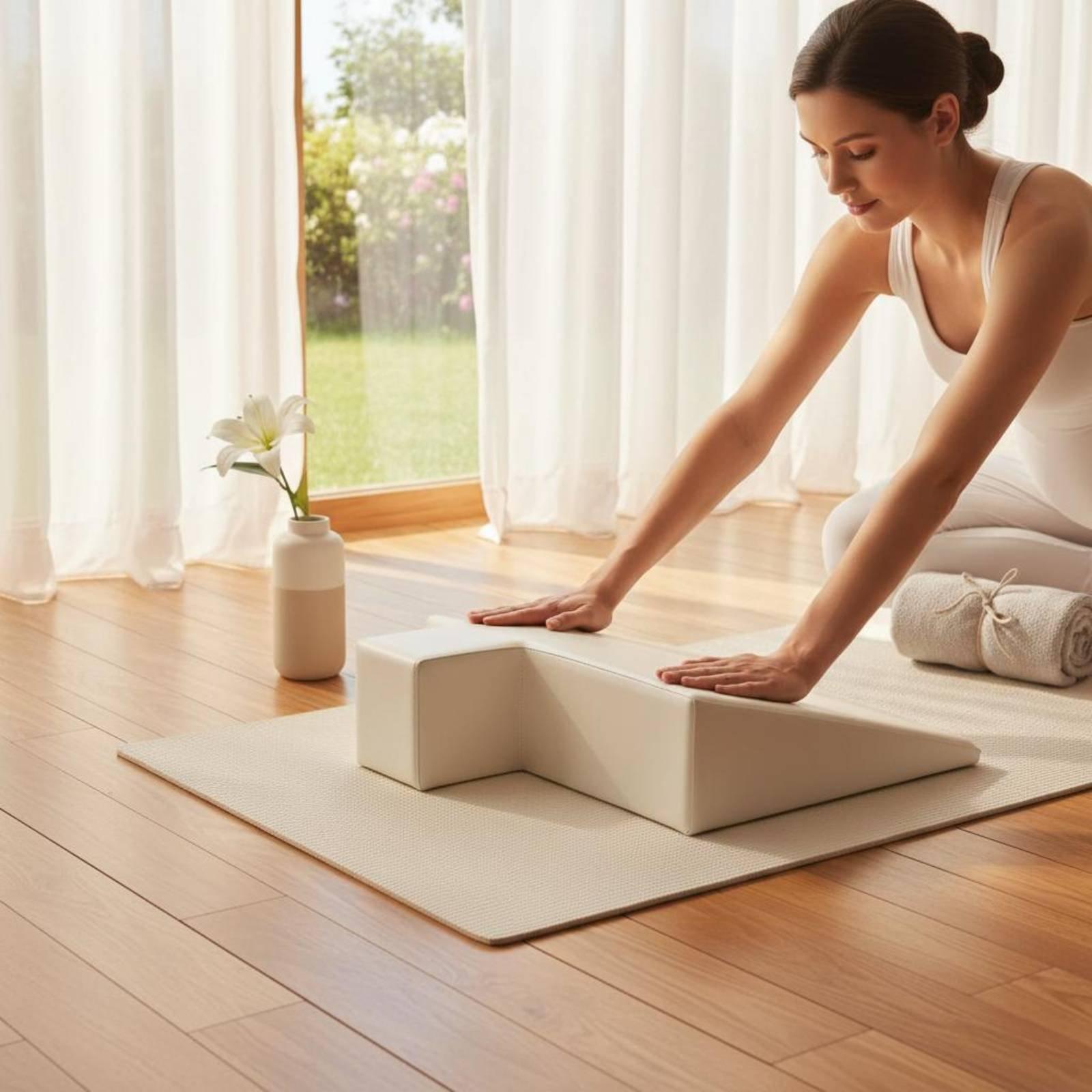 Pilates Yoga Embarazadas - Cojín de Soporte para Maternidad, Cuña