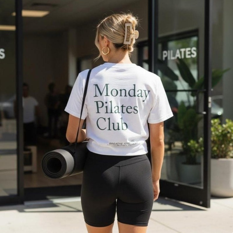 Pilates Yoga Wellness - Camiseta para Pilates, Camiseta para el
