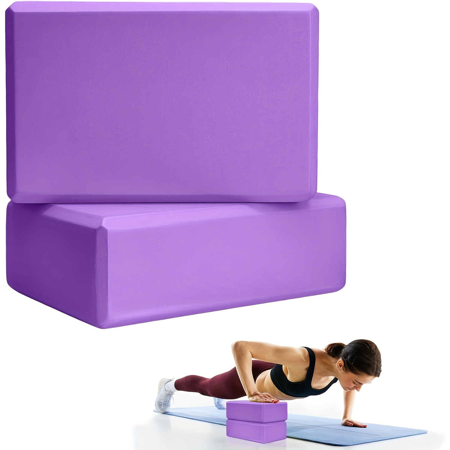 Bloques de espuma para gimnasi - Yoga Block Cork reseña y precio