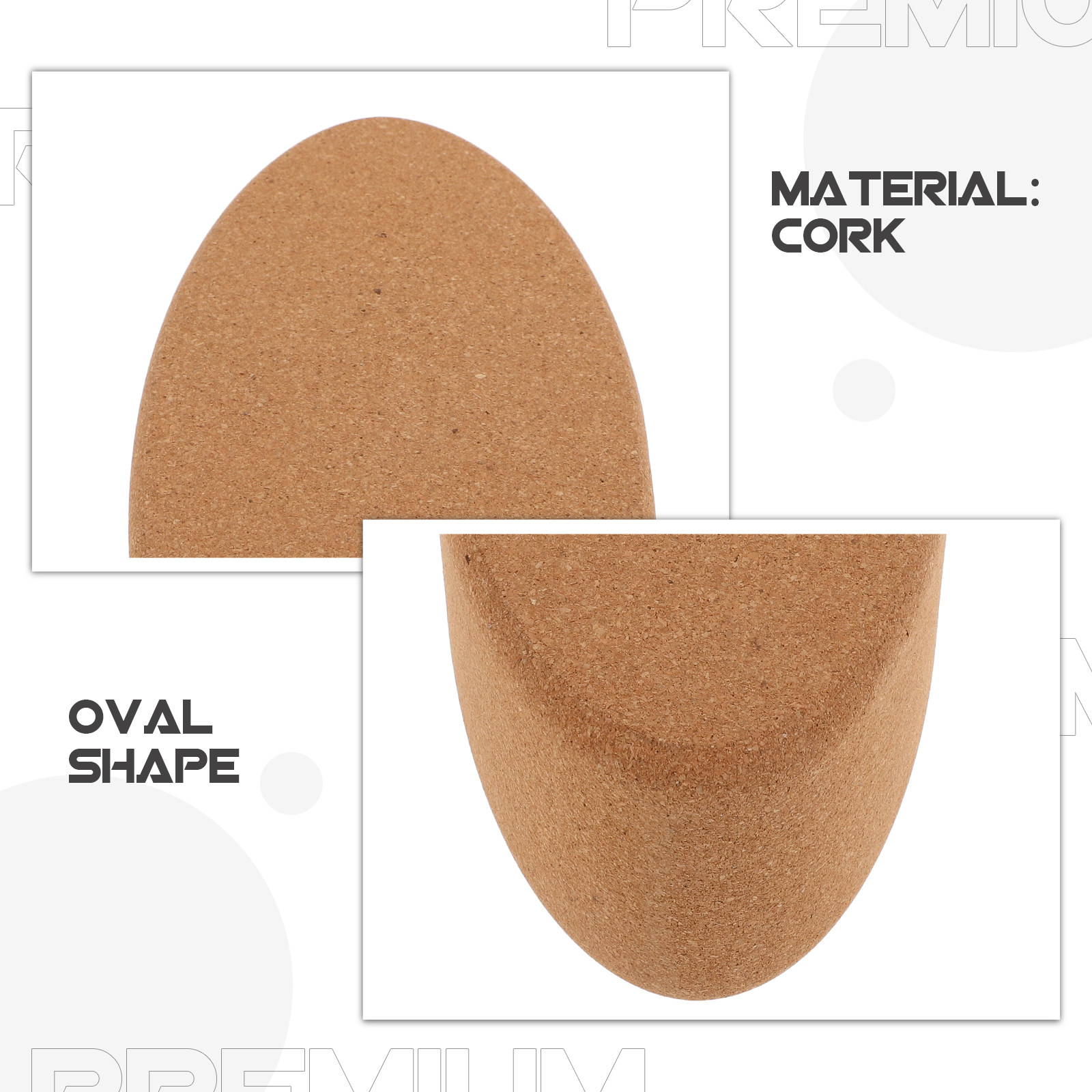 Bloque de Yoga Ovalado de Corc - Yoga Block Cork reseña y precio