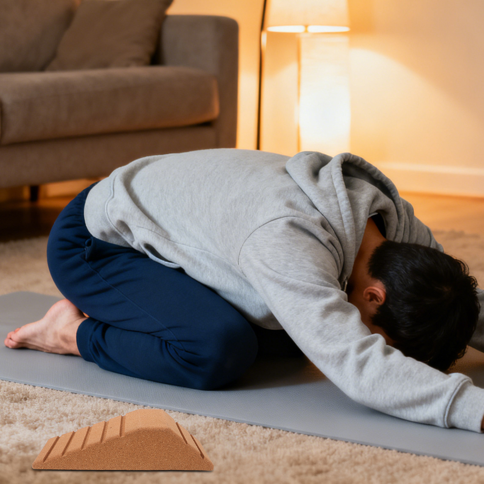 Bloque de Yoga Trapezoidal de  - Yoga Block Cork reseña y precio