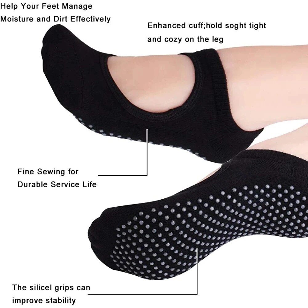 Calcetines de Yoga de alta cal - Fitness Yoga Pilates reseña y precio