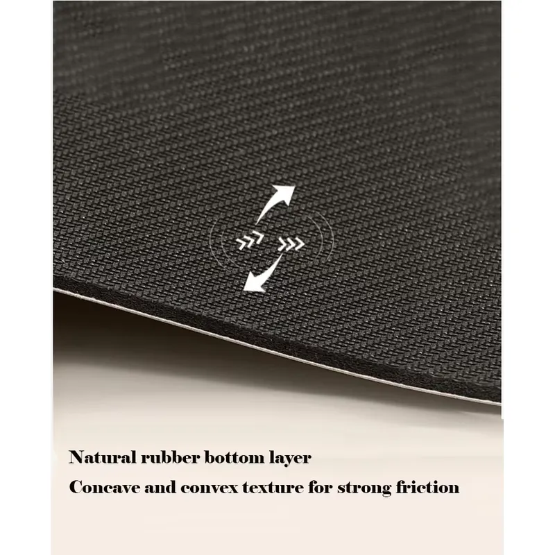 Tapete de Yoga de Caucho Natur - Pilates Yoga Logo reseña y precio
