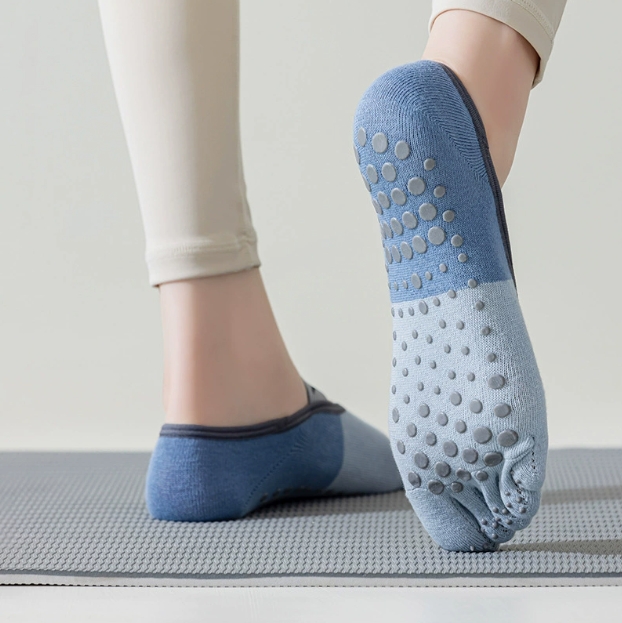 Calcetines de algodón antidesl - Pilates Yoga Logo reseña y precio