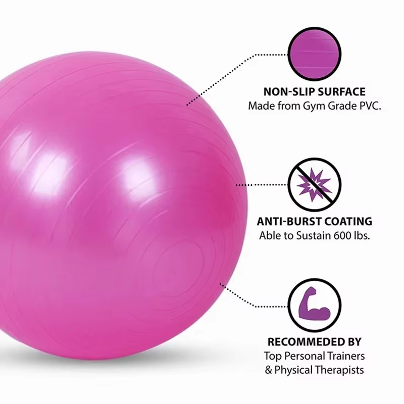 Balón de Yoga Multiusos de 55- - Pilates Yoga Embarazadas reseña y precio