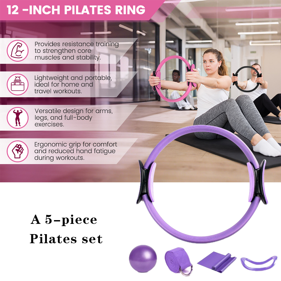 Juego de entrenamiento físico  - Pilates Yoga Logo reseña y precio