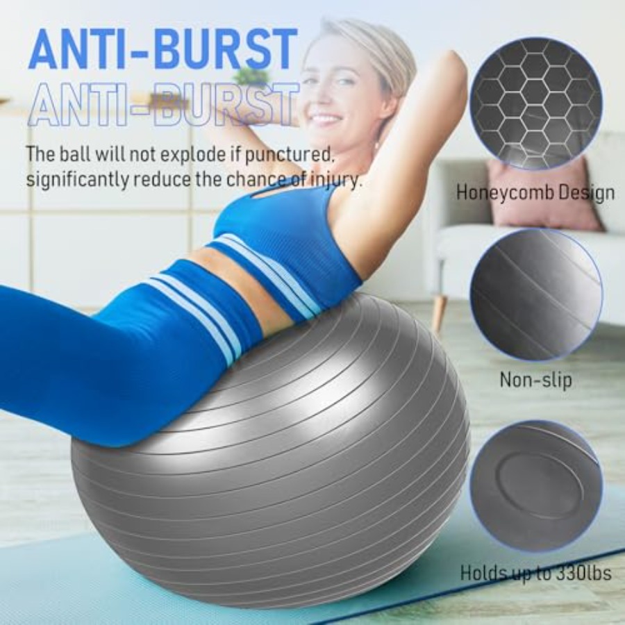 Pelota de Yoga para Ejercicio, - Pilates Yoga Embarazadas reseña y precio