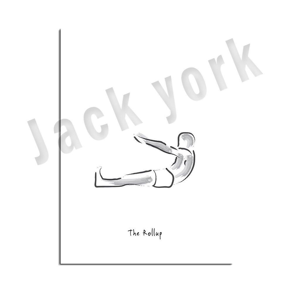 Infografías en blanco y negro  - Pilates And Yoga Combined reseña y precio