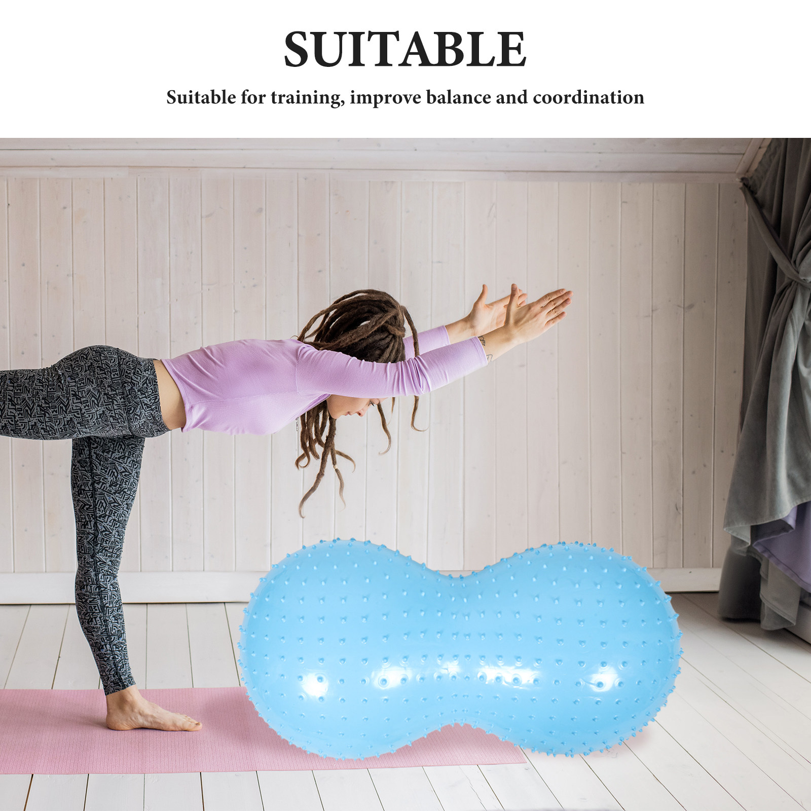 Pelota de Yoga Inflable de PVC - Pilates Yoga Embarazadas reseña y precio