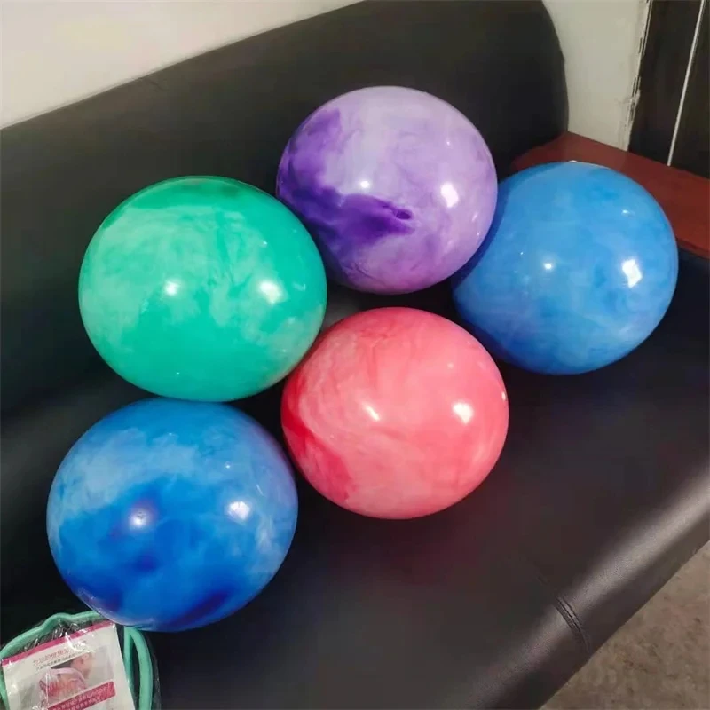 Pelota de Ejercicio de PVC Red - Pilates Yoga Logo reseña y precio