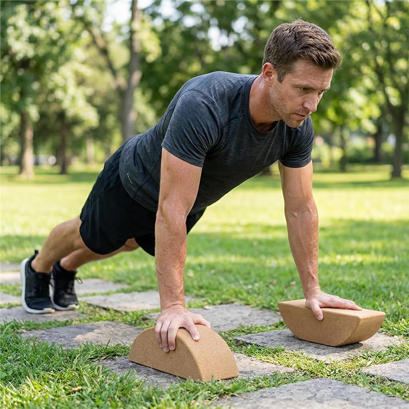 Bloques de yoga A07T - Corcho  - Yoga Block Cork reseña y precio