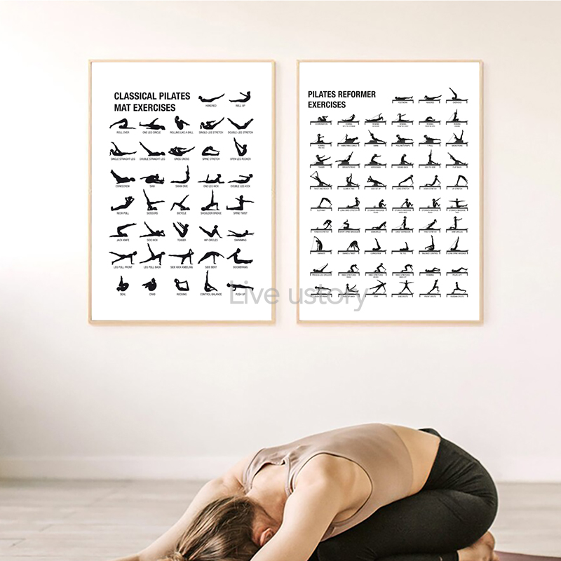 Póster de Lona sin Marco para  - Fitness Yoga Pilates reseña y precio