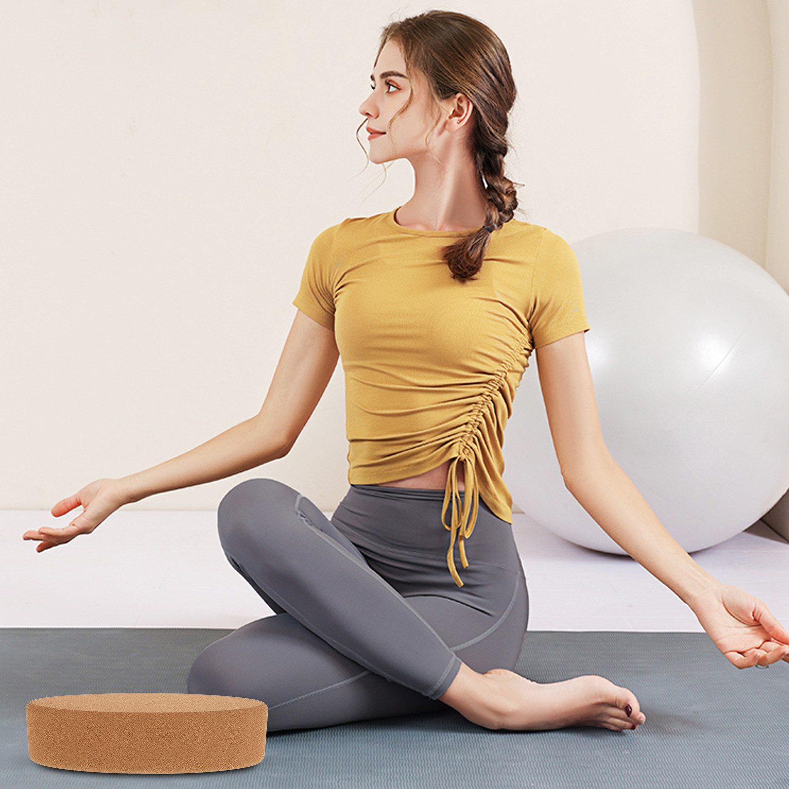 Bloque de Yoga de Corcho en Fo - Yoga Block Cork reseña y precio