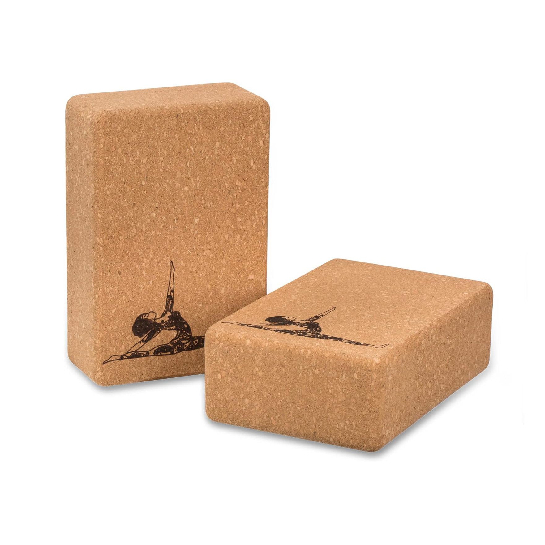 Bloque de yoga de corcho 100%  - Yoga Block Cork reseña y precio