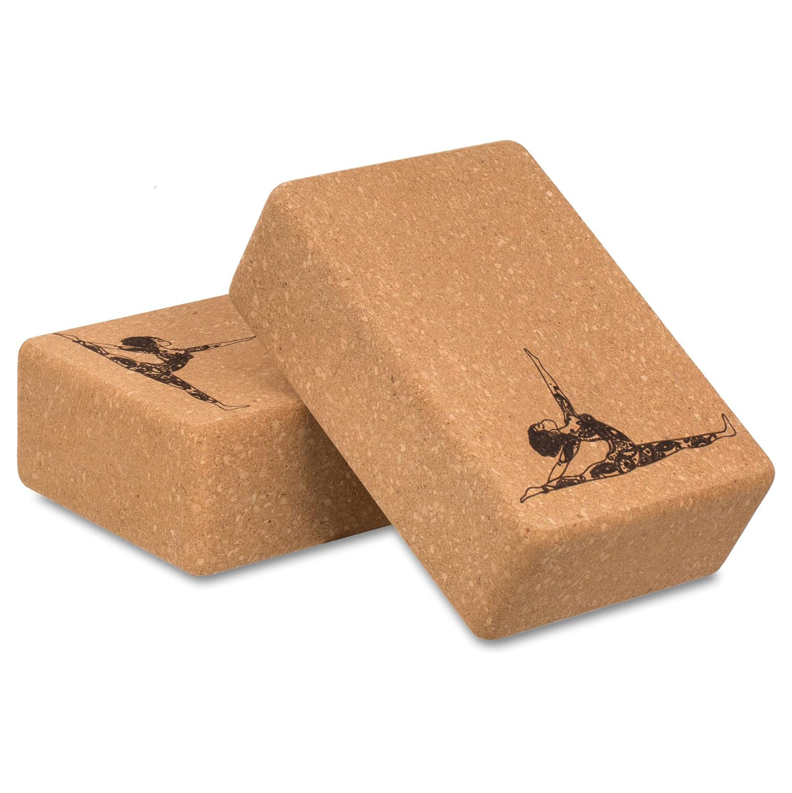 Bloque de yoga de corcho 100%  - Yoga Block Cork reseña y precio