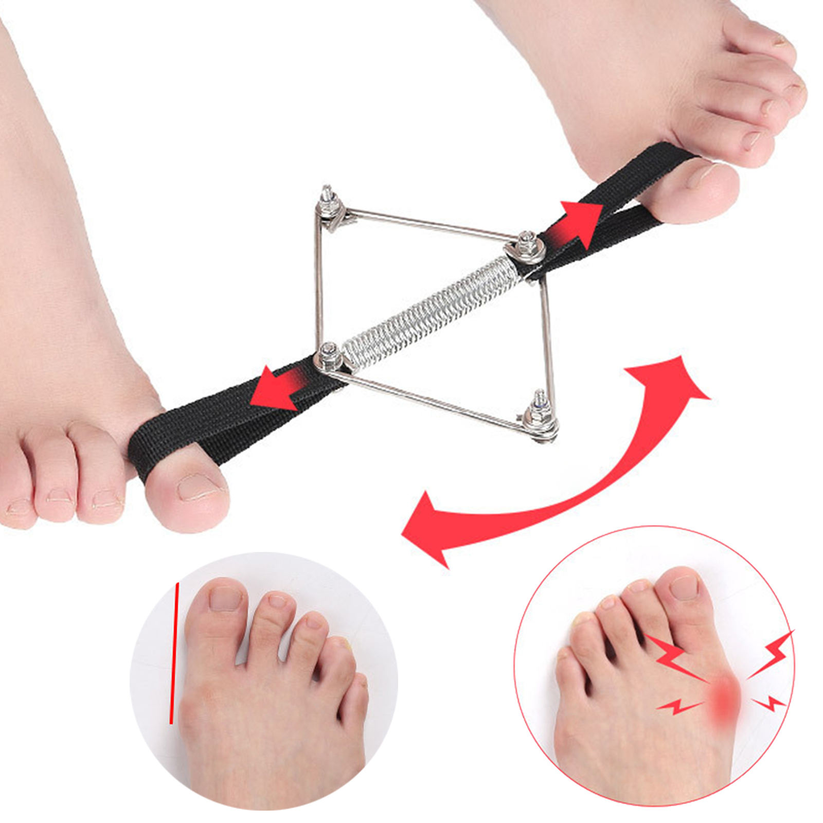 Corrector de juanete de nailon - Pilates Yoga Wellness reseña y precio