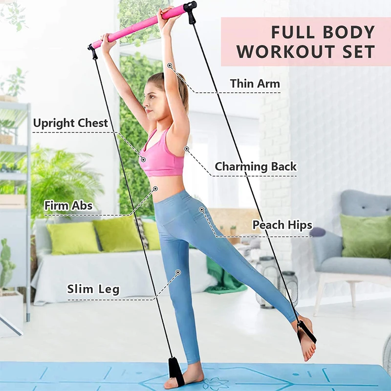 Barra de Fitness para Yoga, cu - Pilates And Yoga Combined reseña y precio